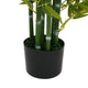 Nadia Faux Bamboo Plant Set | Iron Frame | Green Poly Silk 61"