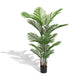 Norah Faux Areca Palm Tree | Set of 2 | 15 Folds | Green Poly Silk 63"