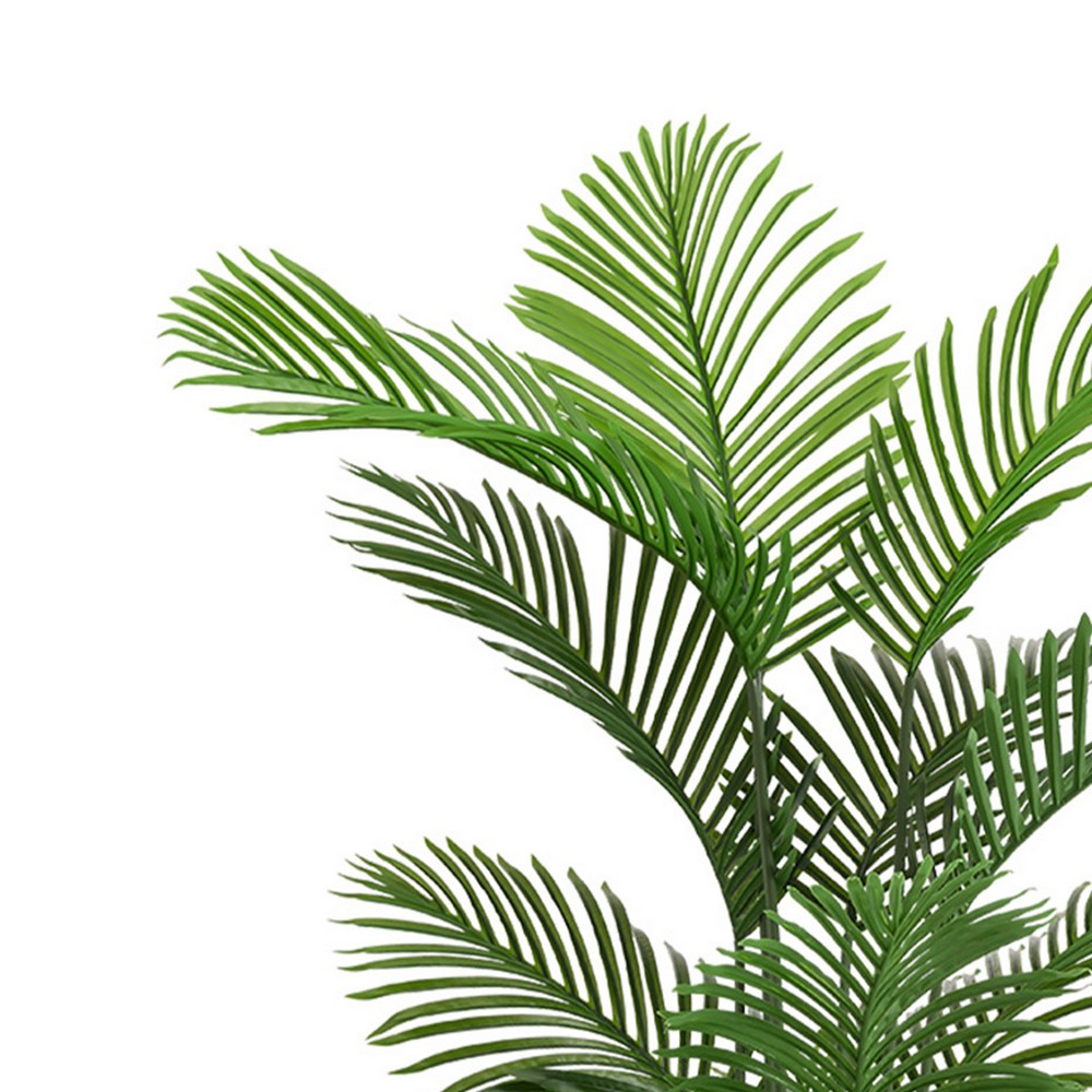 Norah Faux Areca Palm Tree | Set of 2 | 15 Folds | Green Poly Silk 63"