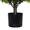 Manto Boxwood Topiary Ball Trees | Set of 2 | Green Poly Silk 22"
