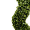 Vena 6 Ft Outdoor Spiral Topiary Tree | Set of 2 | Green Poly Silk 71"