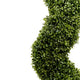 Vena 6 Ft Outdoor Spiral Topiary Tree | Set of 2 | Green Poly Silk 71"