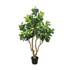 Wyatt 7 Ft Artificial Banyan Tree | Multibranch Trunk | Poly Silk 83"