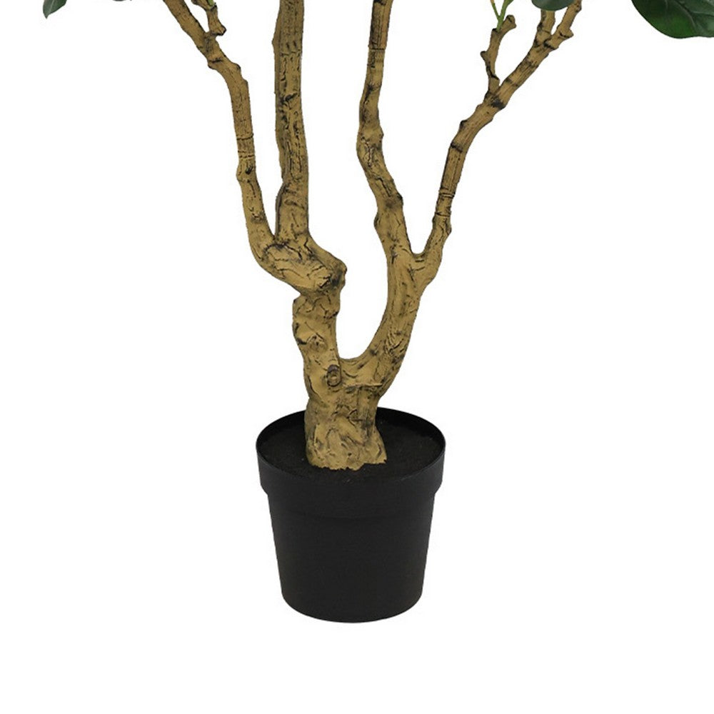 Wyatt 7 Ft Artificial Banyan Tree | Multibranch Trunk | Poly Silk 83"
