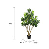 Wyatt 7 Ft Artificial Banyan Tree | Multibranch Trunk | Poly Silk 83"