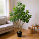 Wyatt 7 Ft Artificial Banyan Tree | Multibranch Trunk | Poly Silk 83"