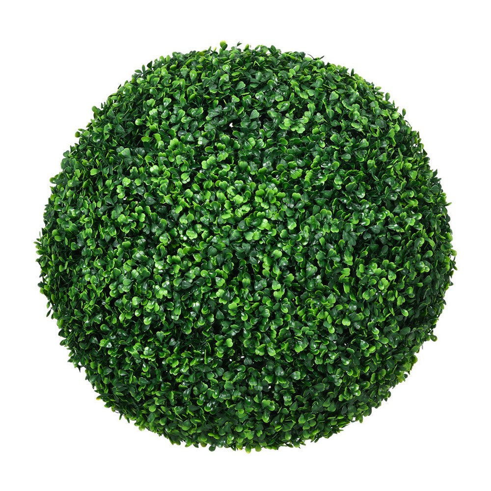 Zyra Artificial Boxwood Topiary Ball | Set of 2 | Green Poly Silk 20"