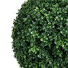 Owen Boxwood Round Ball Topiary Set w Ground Stake | Poly Silk 16"