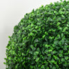 Zyra Artificial Boxwood Topiary Ball | Set of 2 | Green Poly Silk 16"