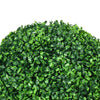 Zyra Artificial Boxwood Topiary Ball | Set of 2 | Green Poly Silk 16"