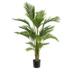 Anva Artificial Palm Tree | Pre-Potted Design | Lifelike Iron-Poly Silk 71"