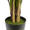 Anva Artificial Palm Tree | Pre-Potted Design | Lifelike Iron-Poly Silk 71"