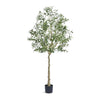 Lucas Olive Tree | Stainless Steel Branches | Lifelike Poly Silk 70"