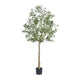 Lucas Olive Tree | Stainless Steel Branches | Lifelike Poly Silk 70"