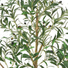 Ezra Artificial Olive Tree with Black Pot | Lifelike Poly Silk 61"