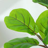 Moona Fiddle Leaf Fig Tree | 28 PEVA Leaves | Lifelike Poly Silk 43"