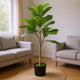 Moona Fiddle Leaf Fig Tree | 28 PEVA Leaves | Lifelike Poly Silk 43"