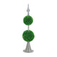 Beau Two-Tier Boxwood Topiary Spheres on Metal Spire St& | Lifelike 27"