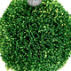 Beau Boxwood Topiary Sphere on Metal Spire Base | Green Poly Silk 17"