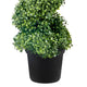 Mila Boxwood Spiral Topiary Plant | Set of 2 | Lifelike 48"