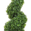 Mila Boxwood Spiral Topiary Plant | Set of 2 | Lifelike 48"