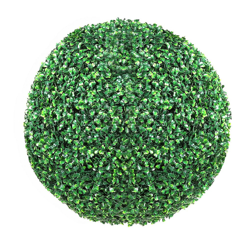 Zain Artificial Boxwood Topiary Balls | Set of 2 | Lifelike Poly Silk 15"