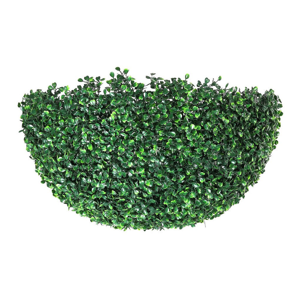 Zain Artificial Boxwood Topiary Balls | Set of 2 | Lifelike Poly Silk 15"