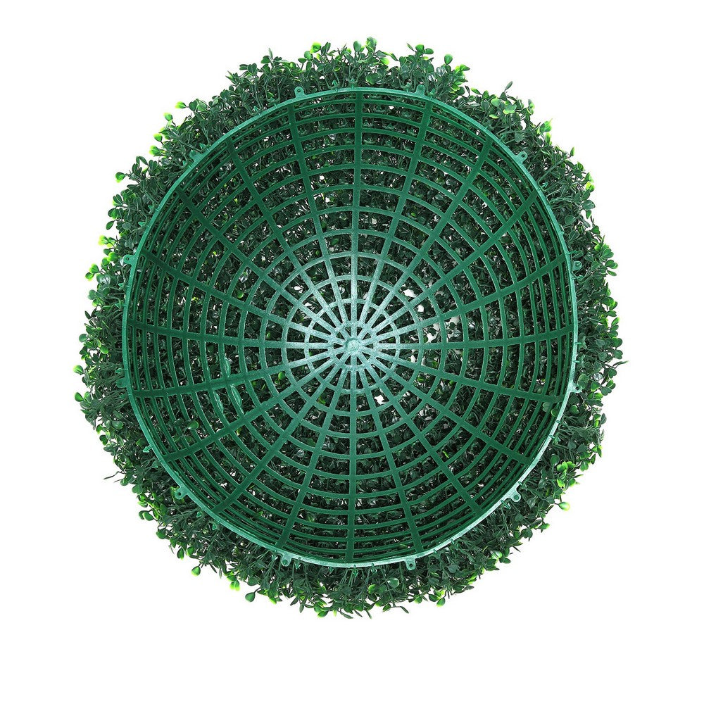 Zain Artificial Boxwood Topiary Balls | Set of 2 | Lifelike Poly Silk 15"