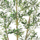 Rasha Artificial Olive Tree w Rubber Silk Leaves | Lifelike Poly Silk 84"