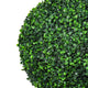 Yuko Artificial Boxwood Ball Topiary Tree with Black Pot | Lifelike 24"