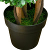Farah Artificial 3 Ball Boxwood Topiary Tree | Lifelike Poly Silk 43"
