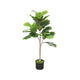 Moona Fiddle Leaf Fig Tree | 28 PEVA Leaves | Lifelike Poly Silk 43"