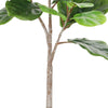 Moona Fiddle Leaf Fig Tree | 28 PEVA Leaves | Lifelike Poly Silk 43"