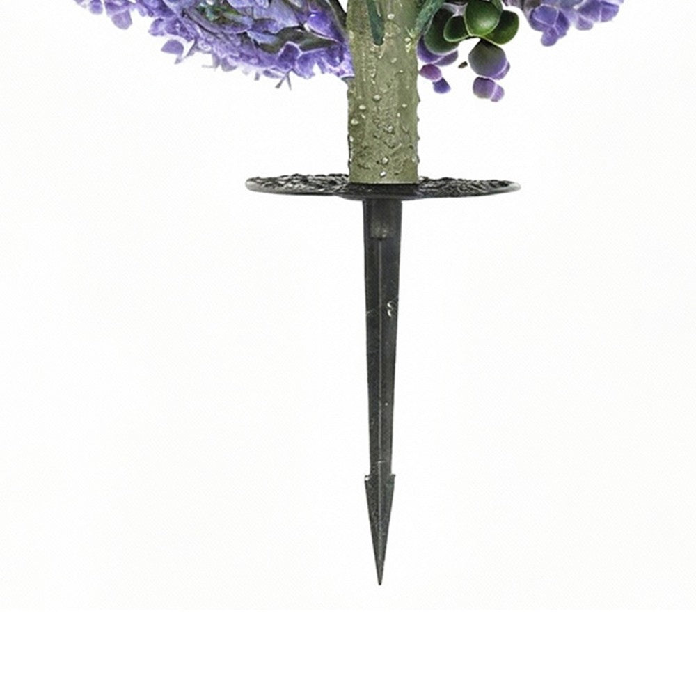 Dammy Eucalyptus Topiary 16" Ball Plants | Set of 2 |  22" H