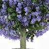 Dammy Eucalyptus Topiary 16" Ball Plants | Set of 2 |  22" H