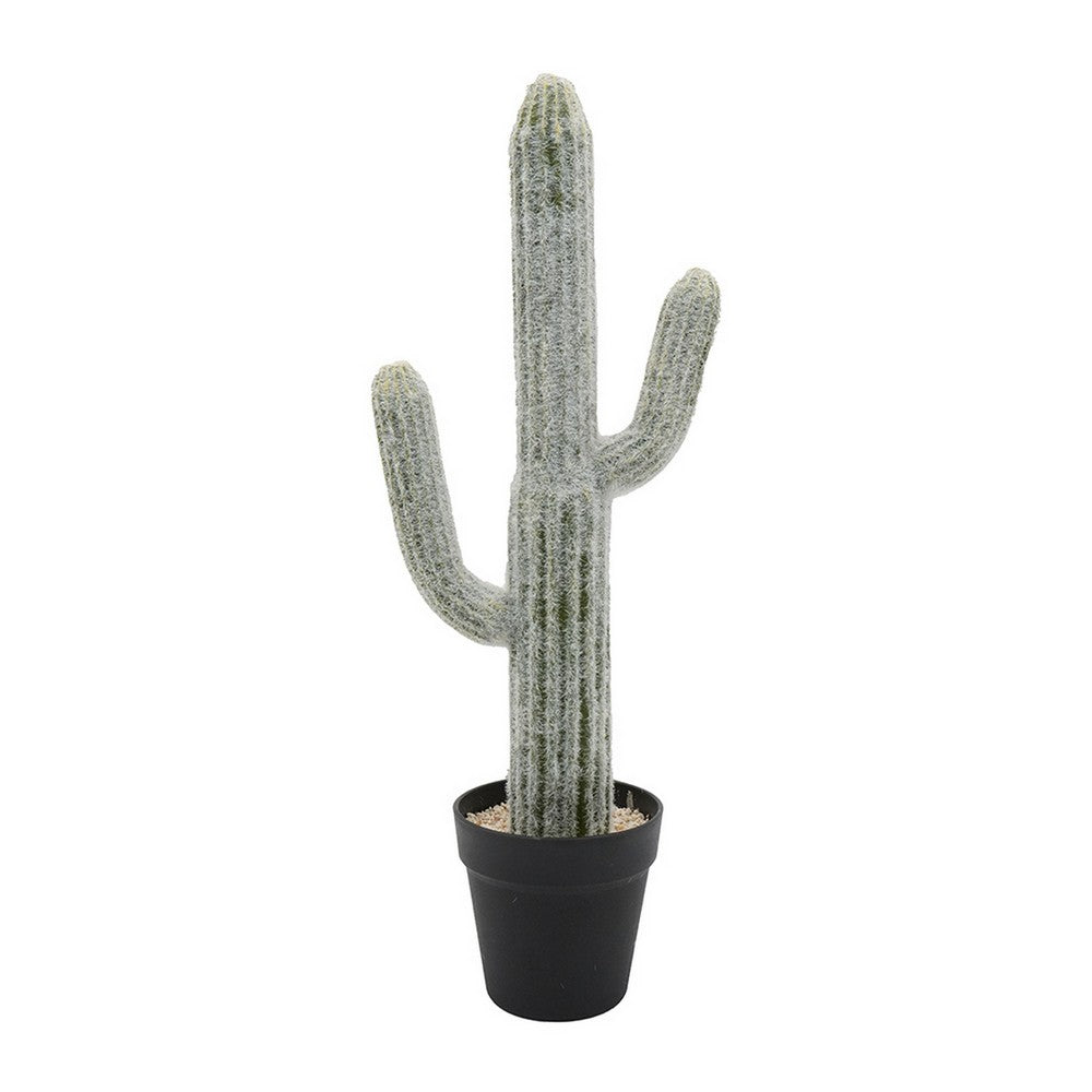 Kristy Artificial Saguaro Cactus Accent Plant in Black Pot | Lifelike 25"