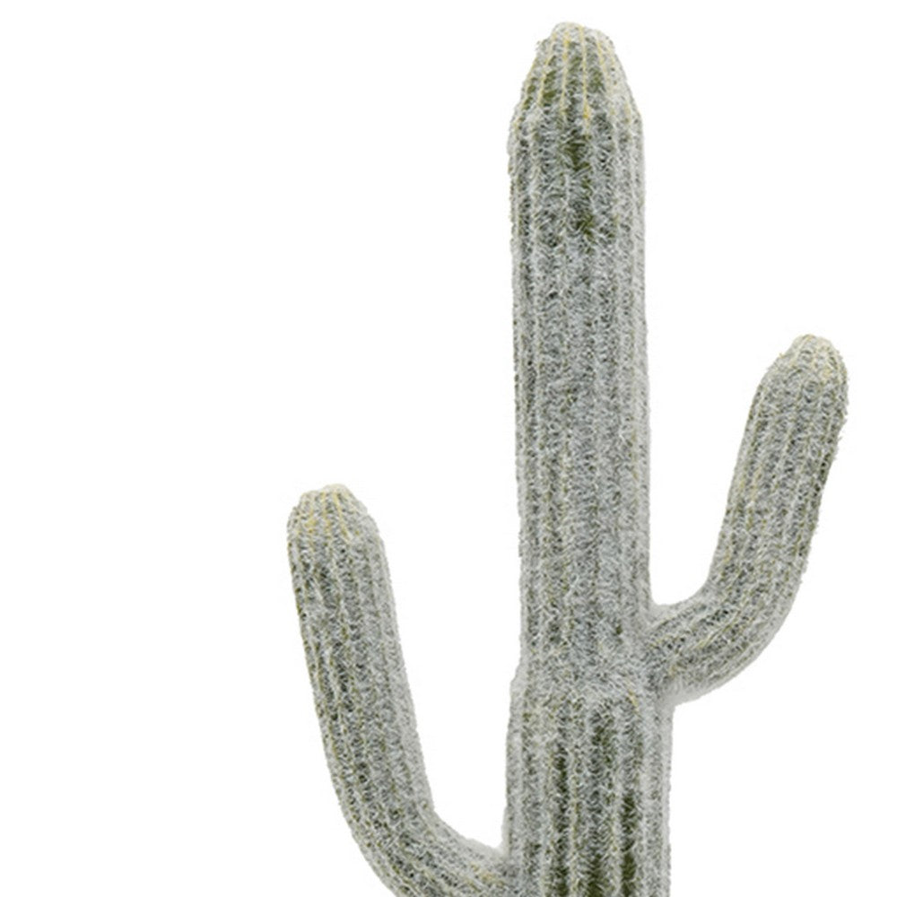 Kristy Artificial Saguaro Cactus Accent Plant in Black Pot | Lifelike 25"