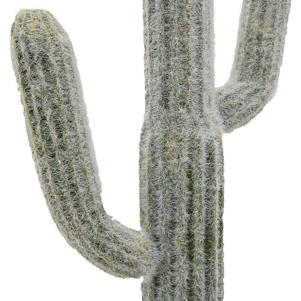 Kristy Artificial Saguaro Cactus Accent Plant in Black Pot | Lifelike 25"