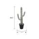 Kristy Artificial Saguaro Cactus Accent Plant in Black Pot | Lifelike 25"