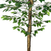 Carla Artificial Ficus Tree with PEVA Leaves | Black Pot | Lifelike 71"