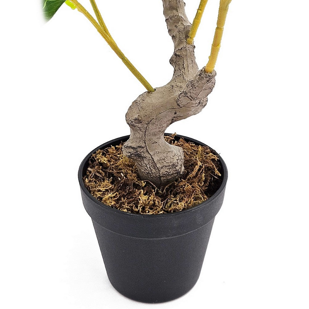 Bonny Artificial Lemon Tree with Lifelike Lemon | Black Pot | Lifelike 32"