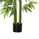 Valey Faux Bamboo Tree with Cement-Filled Pot | Lifelike Poly Silk 55"