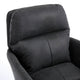 Limz Swivel Office Chair | Adjustable Height | Foam Fill Black Faux Leather
