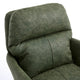 Limz Swivel Office Chair | Adjustable Height | Foam Fill Green Faux Leather