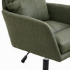 Limz Swivel Office Chair | Adjustable Height | Foam Fill Green Faux Leather