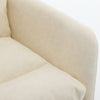 Limz Swivel Office Chair | Adjustable Height | Foam Fill White Faux Leather
