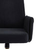 Vena Liftable Office Chair | Memory Foam Black Corduroy | Gold Metal Base