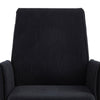 Vena Liftable Office Chair | Memory Foam Black Corduroy | Gold Metal Base