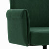 Vena Liftable Office Chair | Memory Foam Green Corduroy | Gold Metal Base