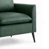 Heya Lounge Sofa Chair Set of 2 | Track Arms | Green Faux Leather